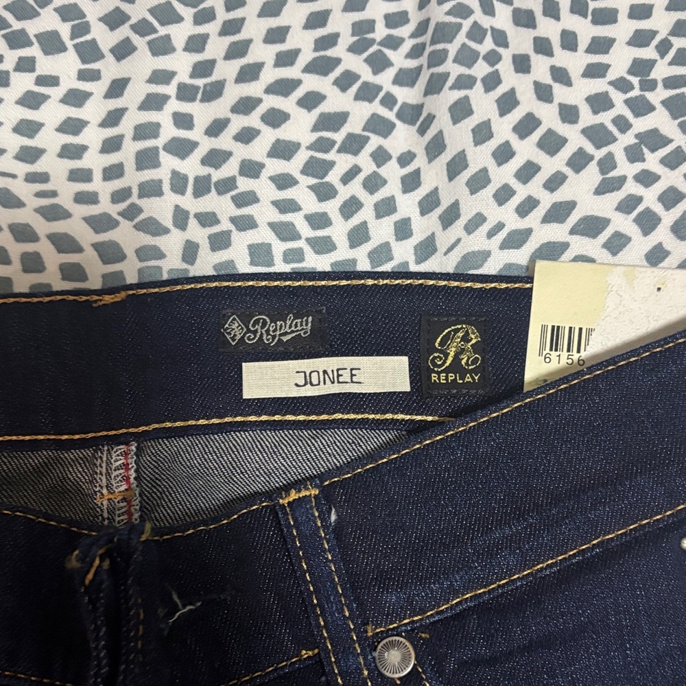 Replay Women's Dark Blue Denim Jeans